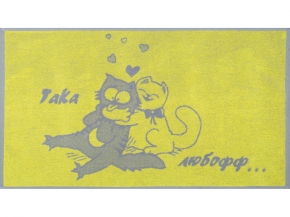 6с103.412ж1 Така любофф (лимон1) Полотенце махровое 50х90см