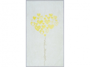 6с103.412ж1 Mi Amor (лимон-сер) Полотенце махровое 50х90см