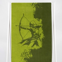 6с102.411ж1 Лучник(болотный1) Полотенце махровое 67х150см