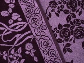 3с109.411ж1 Розы в цвету(фиалка4) Плед 208х150 см