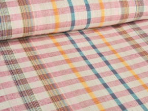 Холст п/лен полотенечный клетка арт.8-25 вид 7 ширина 50см, лен-50%, хлопок-50%