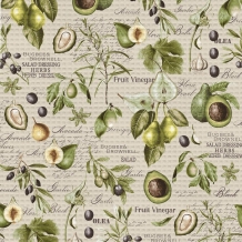 Вафельное полотно арт. 60 наб. гр рис. 62011/1 Aвокадо, 50см