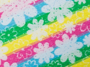 6с103.412ж1 Цветы полевые (св.радужка) Полотенце махровое 50х90см