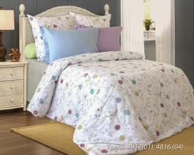 4743-БЧ Павлинка COMFORT 2 спальный комплект "Трель" рис. 4917-01