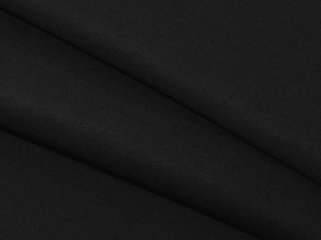 Бязь арт.262 ГОСТ гладкокрашеная черная, ширина 150см