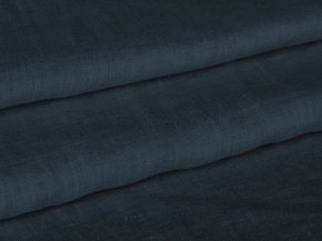 05С212-ШР/пн.+Гл+ХМа 369/0 синий джинс Ткань "с эффектом мятости", ширина 145см, лен-100%
