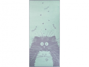 6с102.411ж1 Парочка (мятный2) Полотенце махровое 67х150см