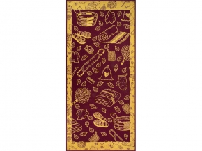 6с102.411ж1 Атрибуты бани(кр.дерево1) Полотенце махровое 67х150см