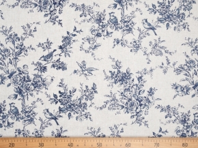 Ткань арт 23-20К п/лен кислованный лен 30 хл.70 пл.140г рис. Райский сад вид1, 220см