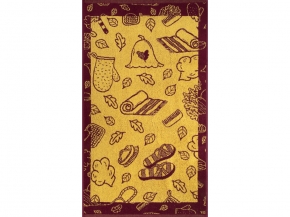 6с103.412ж1 Атрибуты бани(кр.дерево1) Полотенце махровое 50х90см