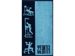6с103.412ж1 Fitness 1 (темно-синий4) Полотенце махровое 50х90см