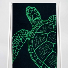 6с102.413ж1 Морская черепаха(темн-син7) Полотенце махровое 81х160см