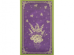 1с105.413ж1 Прованс-букет(3-сирень4) Полотенце махровое 50х30 см