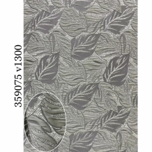 Ткань для портьер жаккард листья (1300), 295см