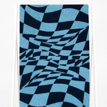 6с102.411ж1 Квазар (т.синий2) Полотенце махровое 67х150см