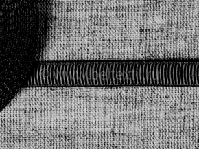 Лента репсовая IDEAL шир.6мм, черный (рул.30ярд./27,4м)