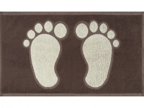 6с104.411ж1 Коврик-ножки (мол.шоколад6) Полотенце махровое 67х40см