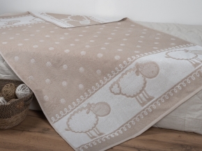 3с109.414ж2 Подружки (лен3) Плед 104х160 см