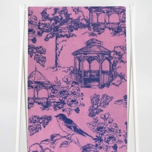 6с102.411ж1 Весеннее утро(пурпурн3) Полотенце махровое 67х150см