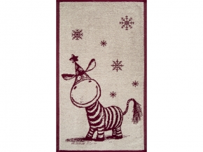 6с104.411ж1 Зебруся(кр.дерево1) Полотенце махровое 67х40см