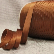 Косая бейка МН А 714/1,5см (120м) коричн. /акция/