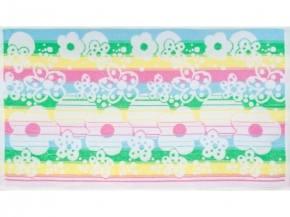 6с103.412ж1 Цветочная поляна (св.радужка) Полотенце махровое 50х90см