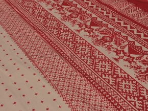 Ткань бельевая 17с-1ЯК п/лен наб. лен 30, хл 70, пл.145,г рис. Вышивка сударыня на полуваренный, 150см