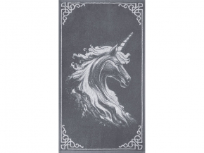6с103.412ж1 Огненный единорог(графит5) Полотенце махровое 50х90см