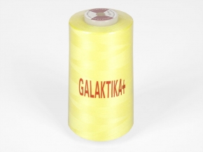 Нитки П/Э 40/2 (5000 ярдов) "GALAKTIKA+" желтый светлый*134