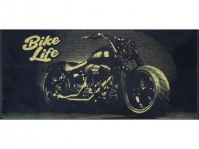6с102.411ж1 Bike Life (т.серый1) Полотенце махровое 67х150см