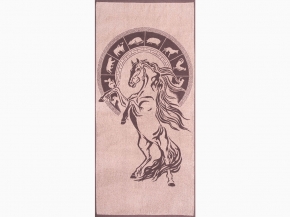 6с102.411ж1 Гороскоп-лошадь(т.с.мальв1) Полотенце махровое 67х150см