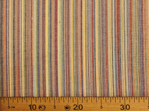 Ткань бельевая арт 7-16 п/лен пестроткань с красный, ширина 150см