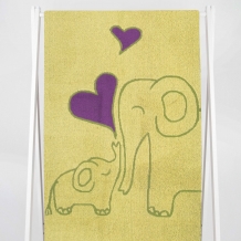 6с102.411ж1 Рядом с мамой(3-сирень4) Полотенце махровое 67х150см