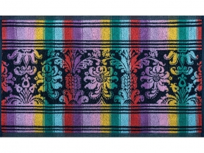 6с104.411ж1 Париж (темно-синяя радужка) Полотенце махровое 67х40см