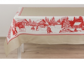 19С27-ШР 144*250 Скатерть "Праздник" цв.1 рис. 950
