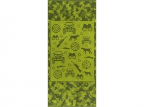 6с102.411ж1 Охотнику(болотный1) Полотенце махровое 67х150см