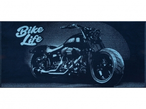 6с102.411ж1 Bike life (темно-синий4) Полотенце махровое 67х150см