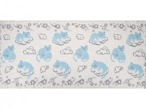 20С211-ШР/у. 130*60 Полотенце "Ночка-1" цв. 1 рис. 993 голубой