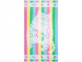 6с103.412ж1 Счастье есть(св.радужка) Полотенце махровое 50х90см