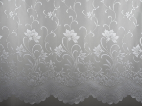 1.80м 16021 Тюль-жаккард Lila 180 см (WHITE, W1592)