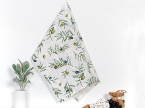 Рогожка набивная Долина рис.12759/1, 150см