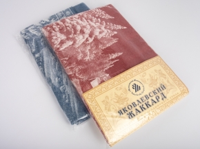 07с36 ЯК Скатерть 140*170 "Волга" цв. бежевый голубой