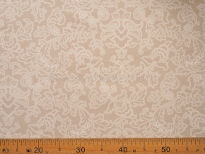 Ткань бельевая арт 7-17 п/лен рис. Узор белый, ширина 220см
