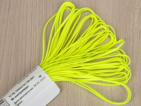 1С14-Г50 (рис.5507) ШНУР ОТДЕЛОЧНЫЙ (сутаж) люм-желтый*373, d-2.5мм (рул.20м)