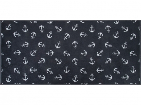 6с102.411ж1 Якоря(антрацит) Полотенце махровое 67х150см