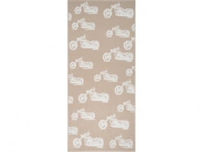 6с102.511ж2 Мото-паттерн(лен3) Полотенце махровое 67х150см