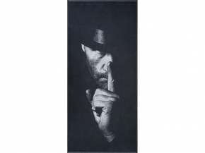 6с102.411ж1 Мачо мен(антрацит) Полотенце махровое 67х150см