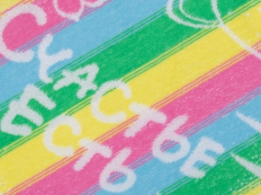 6с103.412ж1 Счастье есть(св.радужка) Полотенце махровое 50х90см