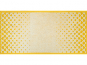 6с104.413ж1 Градиент сердца(т.желтый4) Полотенце махровое 81х40см