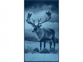 6с103.412ж1 Фото-олень(джинс) Полотенце махровое 50х90см